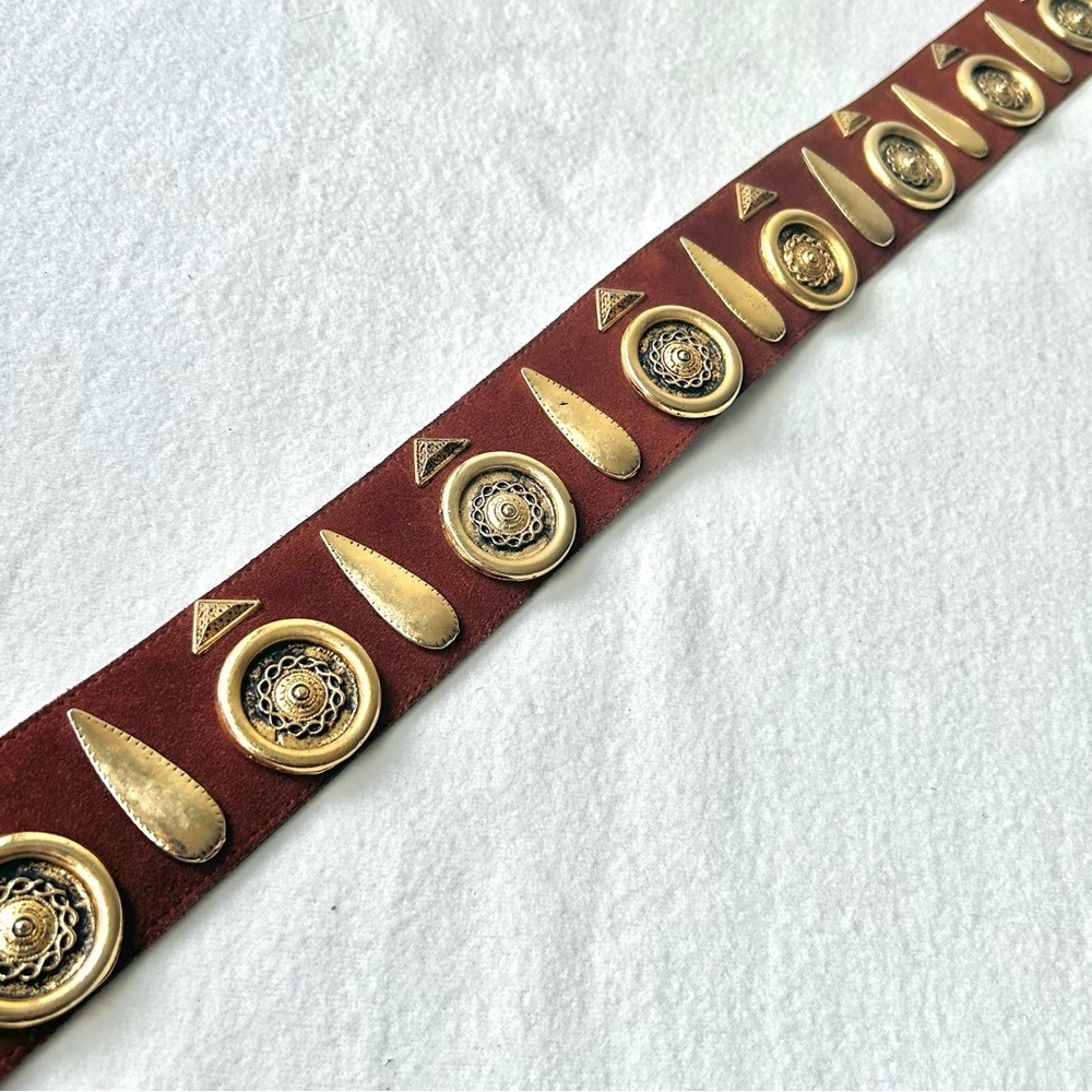 Vintage Jakoby Leather Studded Belt – Statement Piece